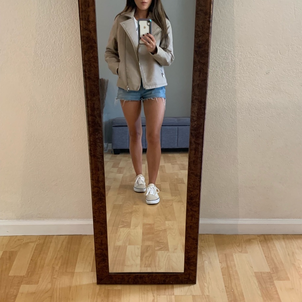 Faux Leather Jacket Forever 21